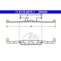 Feder, Bremssattel | ATE (11.8116-0015.1)