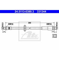Bremsschlauch Vorderachse ATE 24.5113-0380.3