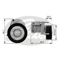 audi Spanrol, Poly V-riem T38214