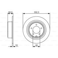 Bremsscheibe | BOSCH (0 986 479 R07)