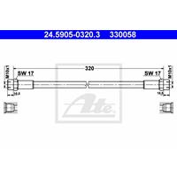 Kupplungsschlauch | ATE (24.5905-0320.3)