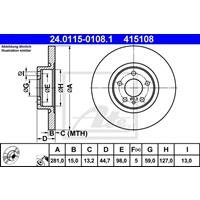 alfaromeo Remschijf 24011501081