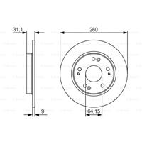 Bremsscheibe | BOSCH (0 986 479 V21)