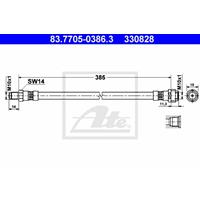 Bremsschlauch | ATE (83.7705-0386.3)