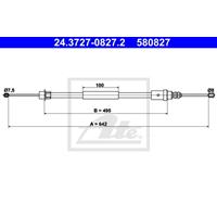 peugeot Handremkabel 24372708272