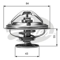 GATES Thermostat TH06582G1 Kühlwasserthermostat,Kühlwasserregler BMW,7 E38,5 E34,7 E32,8 E31,5 Touring E34