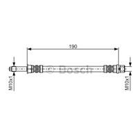 Bremsschlauch | BOSCH (1 987 476 310)