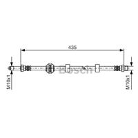 Bremsschlauch | BOSCH (1 987 476 415)