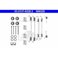 Toebehoren, remschoen ATE, u.a. für Renault, Dacia, Citroën, Peugeot, Nissan, Mercedes-Benz, DS