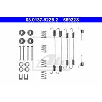 Toebehoren, remschoen ATE, u.a. für Renault, Dacia, Citroën, Peugeot, Nissan, Mercedes-Benz, DS