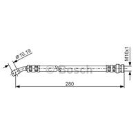 Bremsschlauch Vorderachse Bosch 1 987 476 772