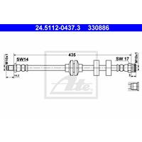 Bremsschlauch | f.becker_line (110 10083)