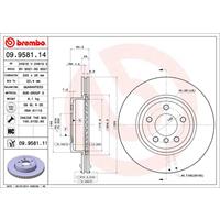 Remschijf COATED DISC LINE BREMBO, Remschijftype: Binnen geventileerd, u.a. für BMW