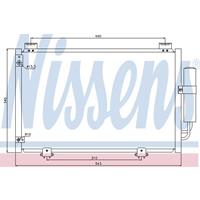 Condensor, airconditioning NISSENS 94581