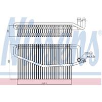 Verdampfer, Klimaanlage | NISSENS (92245)