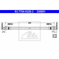 Bremsschlauch ATE 83.7704-0320.3