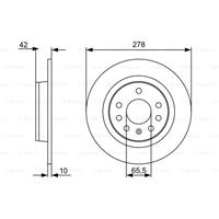Bremsscheibe | BOSCH (0 986 479 515)