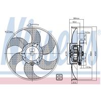 NISSENS Lüfter 85705 Elektrolüfter,Hochleistungslüfter PEUGEOT,CITROËN,306 Schrägheck 7A, 7C, N3, N5,306 Cabriolet 7D, N3, N5,PARTNER Combispace 5F