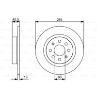 Abarth Remschijf achter BD1371