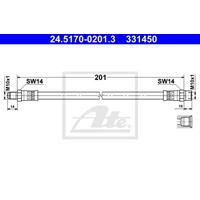 Bremsschlauch | ATE (24.5170-0201.3)