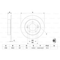 Bremsscheibe | BOSCH (0 986 479 059)