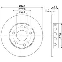 mercedes Remschijf Gecoat 52102PRO 8DD355100741