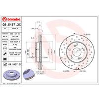 honda Remschijf 0954573X
