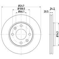 hellapagid Bremsscheibe 'PRO' | HELLA PAGID (8DD 355 101-801)