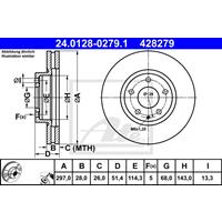 mazda Remschijf 24012802791