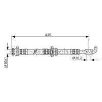 Bremsschlauch Vorderachse Bosch 1 987 476 911