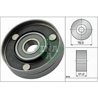 Geleide rol/omdraairol, Poly V-riem INA, Diameter (mm)76mm, u.a. für Audi, VW