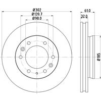 ford Remschijf Gecoat 55534PRO 8DD355119211