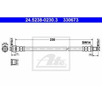 Bremsschlauch | f.becker_line (110 10137)