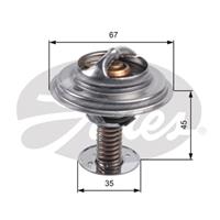GATES Kühlwasserthermostat LAND ROVER TH45688G1 LR003341,LR003520