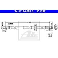 Bremsschlauch Vorderachse ATE 24.5113-0483.3