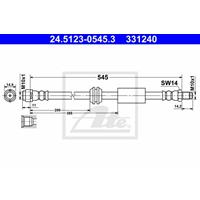 Bremsschlauch | f.becker_line (110 10148)