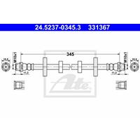 Bremsschlauch | ATE (24.5237-0345.3)