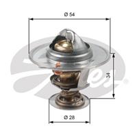 Thermostat, Kühlmittel Gates TH47685G1