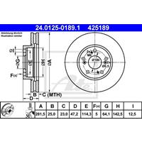 honda Remschijf 24012501891