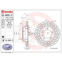 2 Remschijven Brembo Vernis Uv 09.8890.21