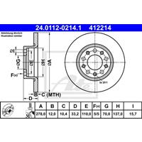 jeep Remschijf 24011202141