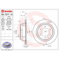 2 Remschijven Brembo 09.7377.10
