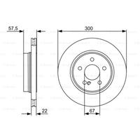 BOSCH Bremsscheiben 0 986 479 411 Scheibenbremsen,Bremsscheibe MERCEDES-BENZ,C-CLASS W204,C-CLASS T-Model S204,E-CLASS Coupe C207,C-CLASS Coupe C204
