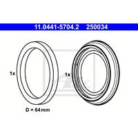 Pakkingsset, remklauw ATE, u.a. für Opel, Saab, Audi, Vauxhall, VW, Ford, Skoda, Seat