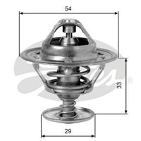 Thermostat, Kühlmittel | GATES (TH12988G1)