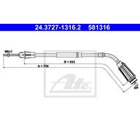 Seilzug, Feststellbremse hinten links ATE 24.3727-1316.2