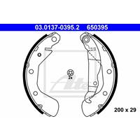 ATE Bremsbacken 03.0137-0395.2 Trommelbremsbacken,Bremsbackensatz OPEL,VAUXHALL,CORSA C F08, F68,CORSA C Kasten F08, W5L,CORSA Mk II C W5L, F08