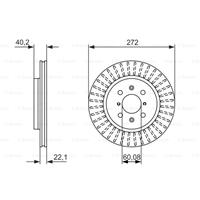 Bremsscheibe | BOSCH (0 986 479 789)