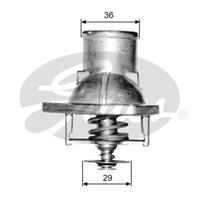 Thermostat, Kühlmittel | GATES (TH15182G1)