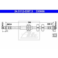 Bremsschlauch Vorderachse ATE 24.5112-0397.3